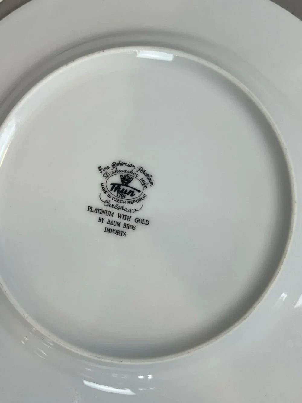 Carlsbad white porcelain